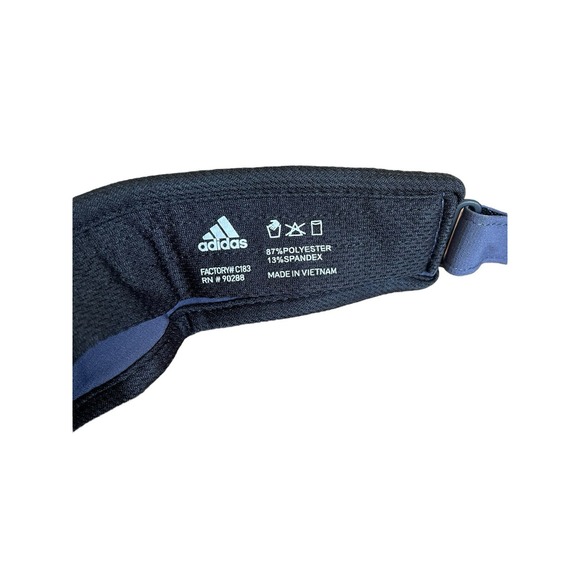 Adidas Golf Visor Hat OS‎ Dark Grey Orange Aeroready Adjustable Strapback Cap - Picture 3 of 5